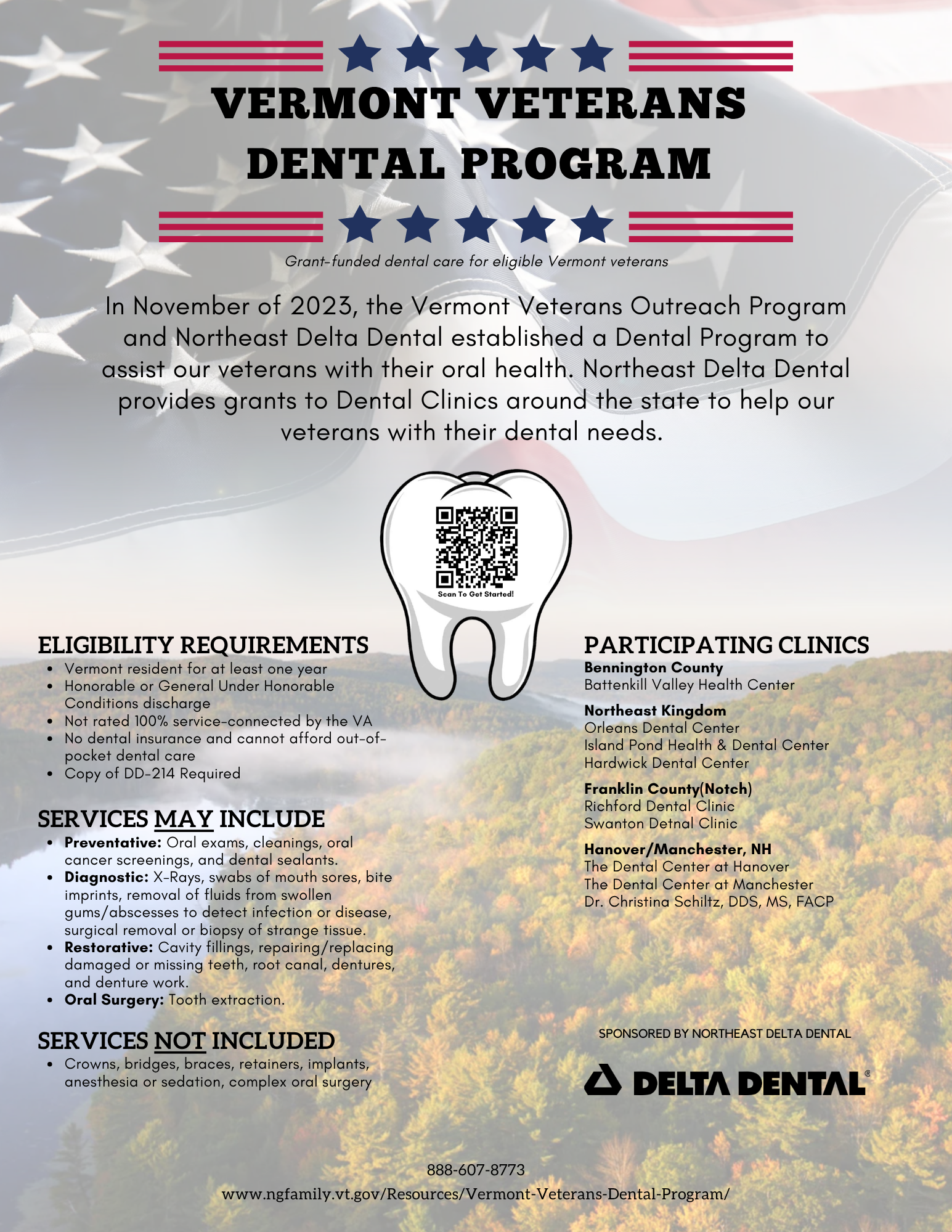 vt veterans dental program march 2026