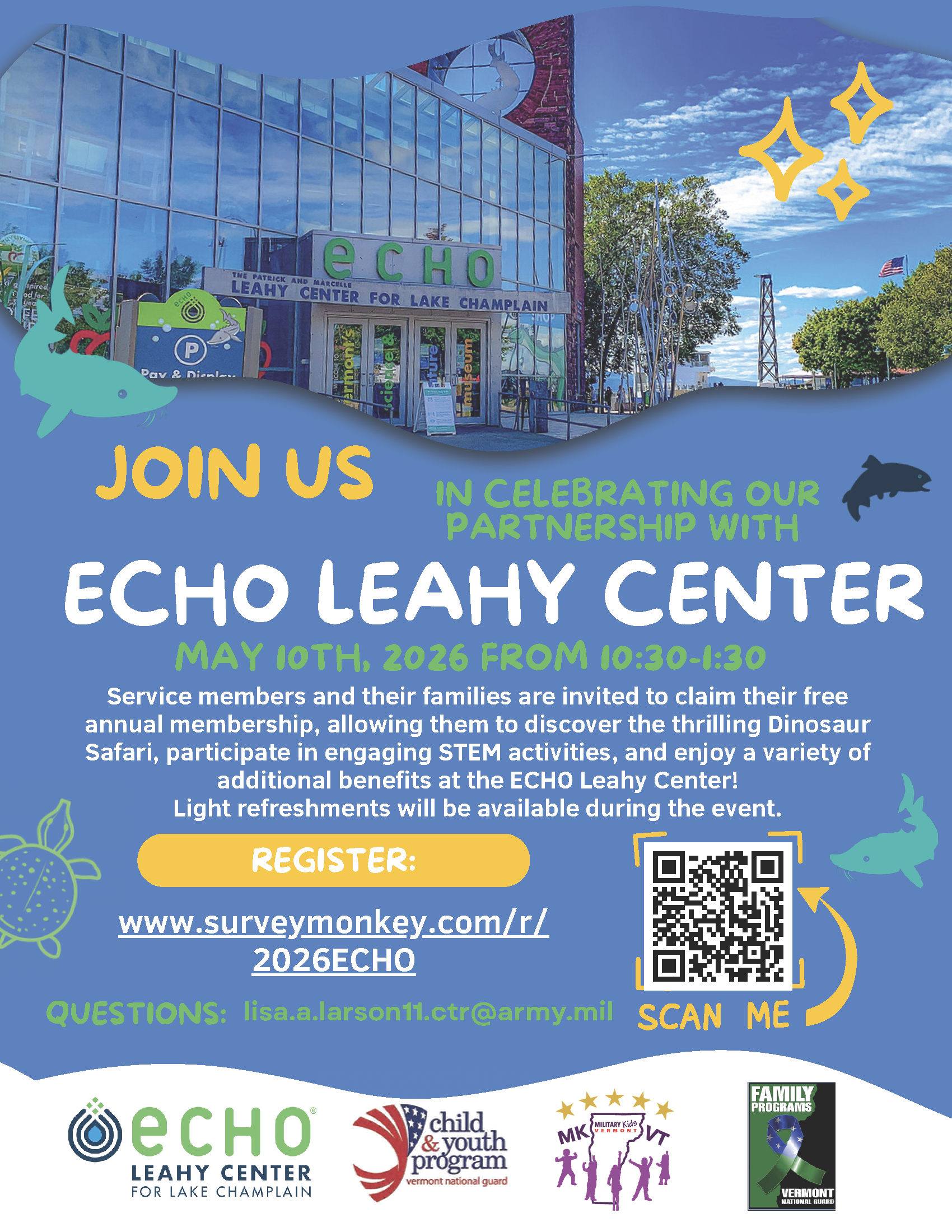 VTNG CYP ECHO Leahy Center day