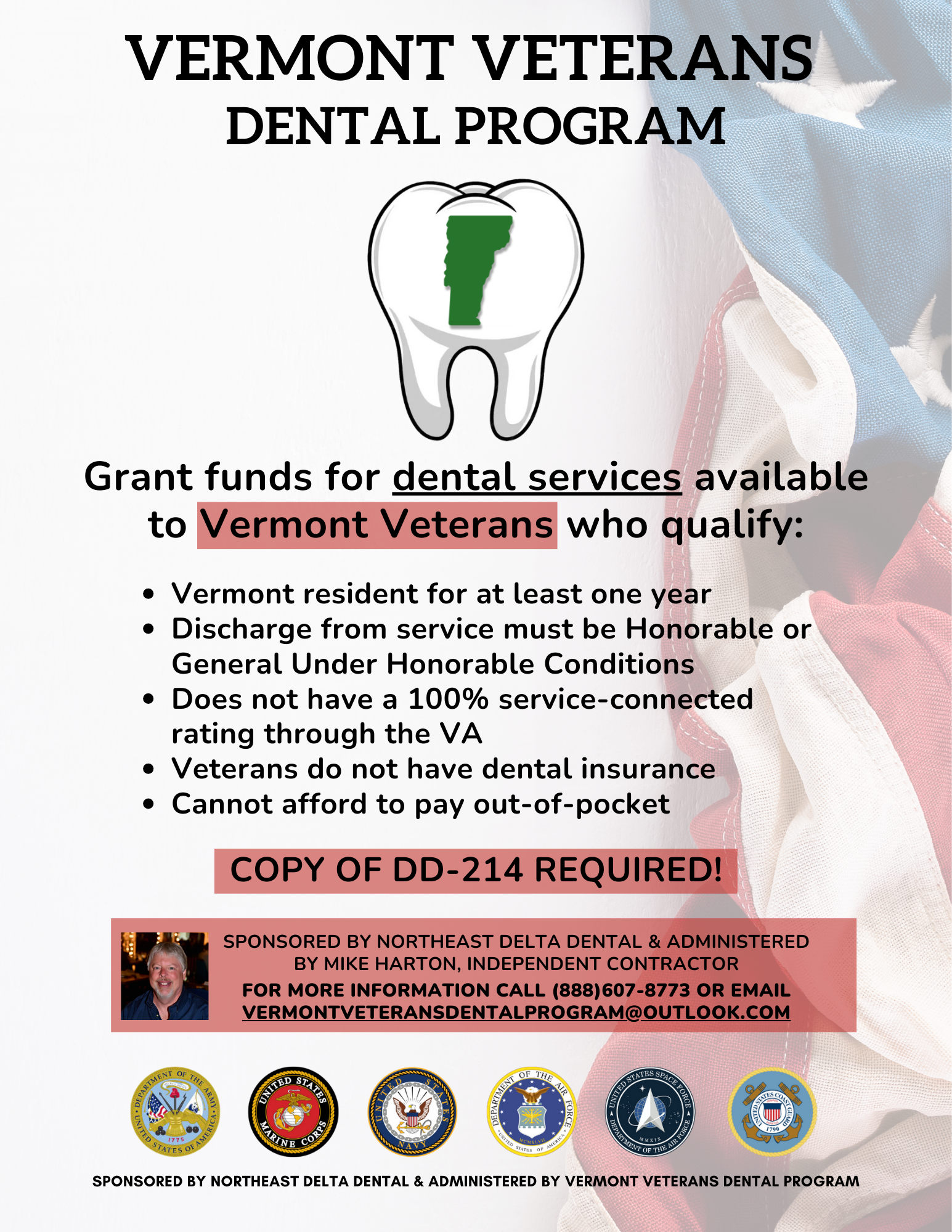 vt veterans dental program 2026